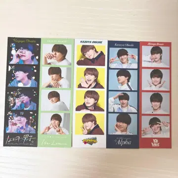 나니와단시 오하시 카즈야 포토 카드 세트