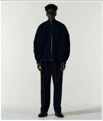 Polyester Twill Pin Tuck Easy Pants L