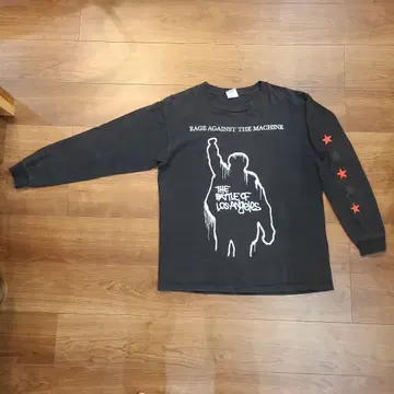 RAGE AGAINST THE MACHINE 긴팔 티셔츠 레이지