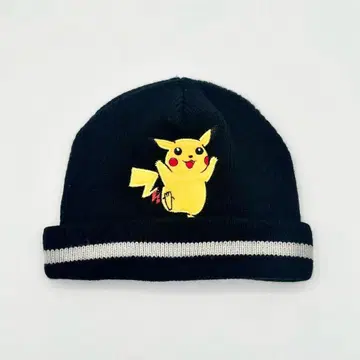 90s 포켓몬 피카츄 비니 니트 모자 빈티지