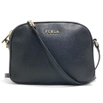 컨디션 최상 FURLA 훌라 미니 숄더백 미니백 가죽 블랙