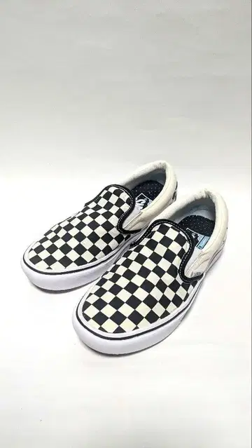 반스 체커 슬립온 스니커즈 한정판 경량 24cm