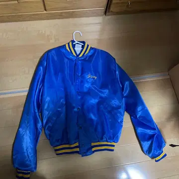 Birdie 새틴 자켓 L 사이즈 파랑