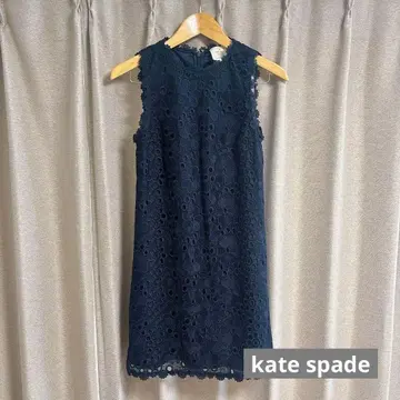 kate spade 네이비 레이스 슬리브리스 원피스 사이즈 0