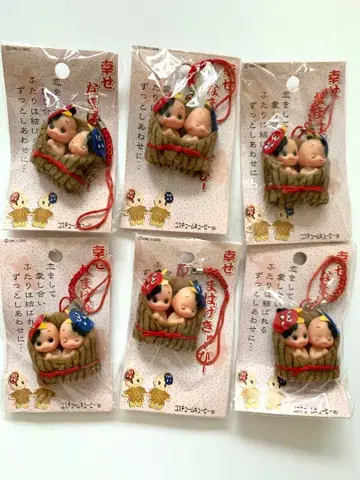 큐피 행복한 나마하게 스트랩 6개 세트