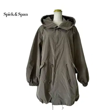 24 모델 Spick&Span 발수 스노우 카모 후드티 36 카키