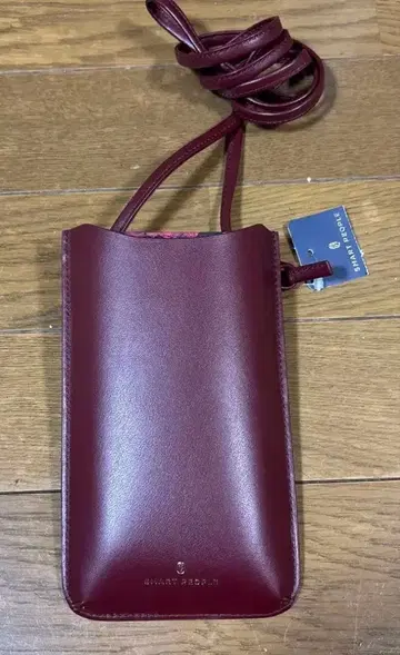 SMART PEOPLE 스마트폰 숄더 와인 컬러