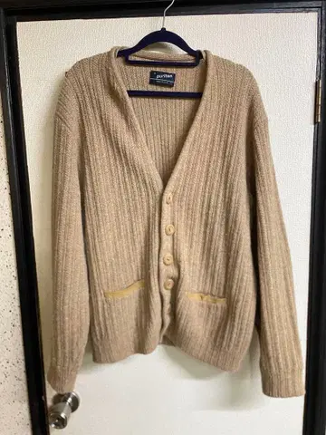 puritan USA 베이지 리브 가디건 L 사이즈
