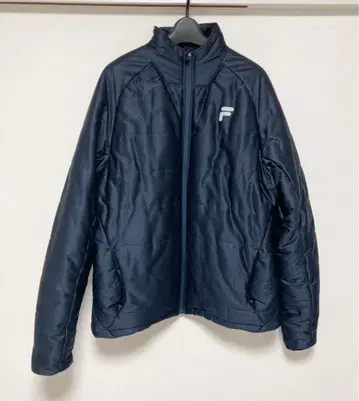 FILA 집업 충전솜 다운 자켓 네이비 L 사이즈