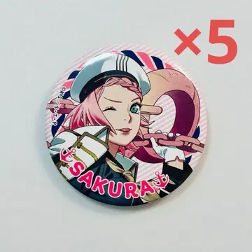 NARUTO 마린룩 하루노 사쿠라 캔뱃지 5주년