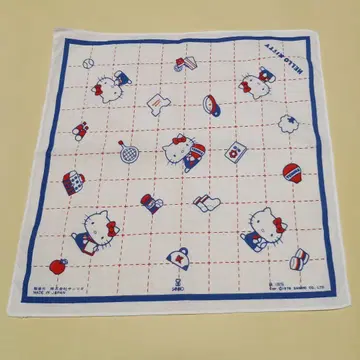 당시물 쇼와 레트로 SANRIO 산리오 헬로키티 손수건