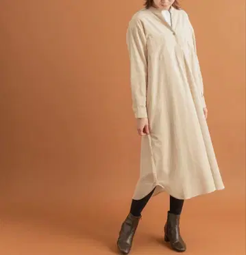 어반 리서치 서니 라벨 코듀로이 스키퍼 셔츠 원피스