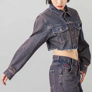 엑스걸 데님 셋업