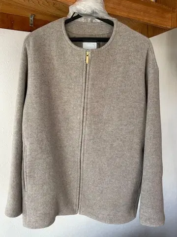 NOBLE 노블 MTR 컬러리스 지퍼 숏코트 38