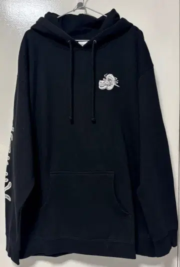 RIPNDIP 프린트 후드 후드티 블랙