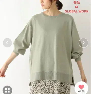 새상품급 GLOBAL WORK 니트 스웨터 M