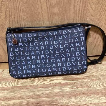BULGARI 로고 프린트 숄더백