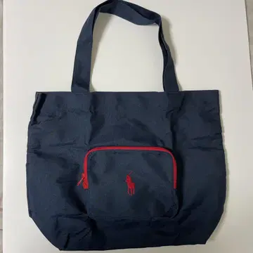 랄프 로렌 에코백 토트 타입 네이비
