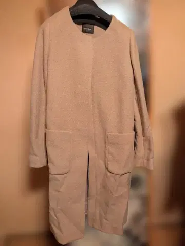 데미-럭스 베이지 롱 코트