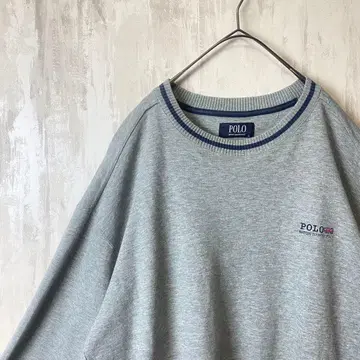 POLO bcs 맨투맨 트레이닝복 L 사이즈 자수 로고 90s 빅 루즈