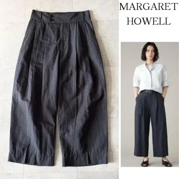 새상품급 37,000 24SS 마가렛호웰 린넨 와이드 팬츠 2 그레이