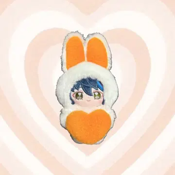 BIG LOVE - (오렌지 x 화이트) 인형 옷 이츠누이