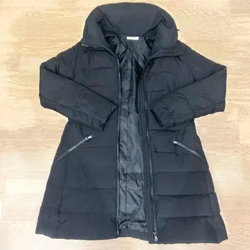 프로필 블랙 후드 부착 다운 자켓 여성용 M 사이즈