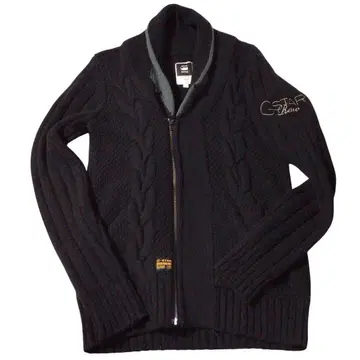 G-Star RAW 집업 코위찬 니트 가디건 블랙 XL