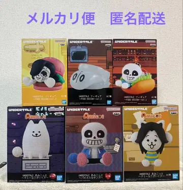 UNDERTALE 아미코토 FOODDESIGN 6체 세트
