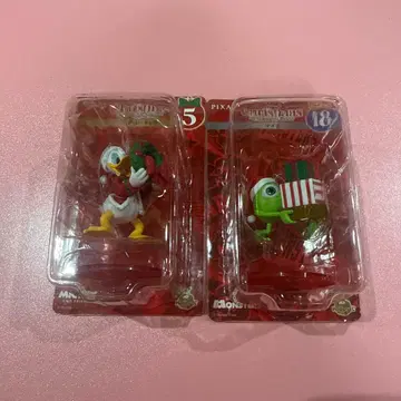 2025년 크리스마스 오너먼트 2개 세트 도날드, 마이크