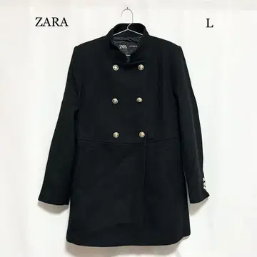 0557 ZARA 더블 브레스티드 코트 L 사이즈