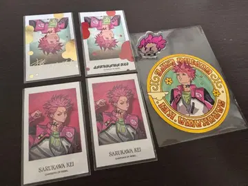 카리스마 폴라로이드 SD 캐릭터 반지 코스터 사루카와