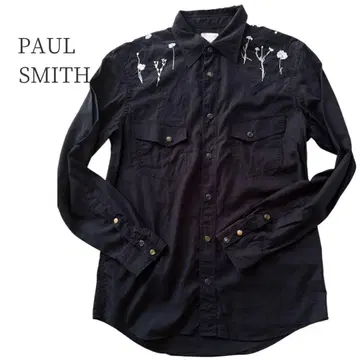 Paul Smith / 폴 스미스 꽃 자수 긴팔 셔츠
