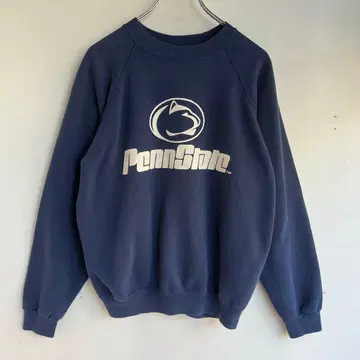 80s Hanes 래글런 맨투맨 프린트 맨투맨 기업 아메카지 구제 의류