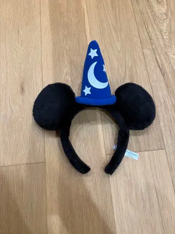 미키 귀 마법사 모자 머리띠