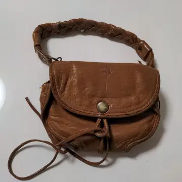 브라운 가죽 지갑 파우치 코인 케이스 동전 지갑