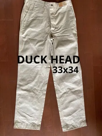 하자품! 새상품 초특가 90s DUCK HEAD 덕 헤드 치노 팬츠
