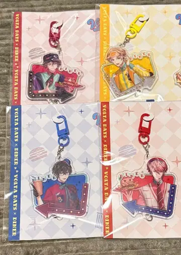 볼타 액션 아크릴 키링 세트 VOLTA Days Diner