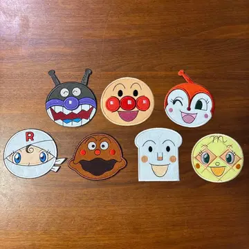 호빵맨 세균맨 다리미 패치 7개 세트 짤랑이