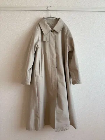 미스틱 스탠 칼라 트렌치코트 베이지