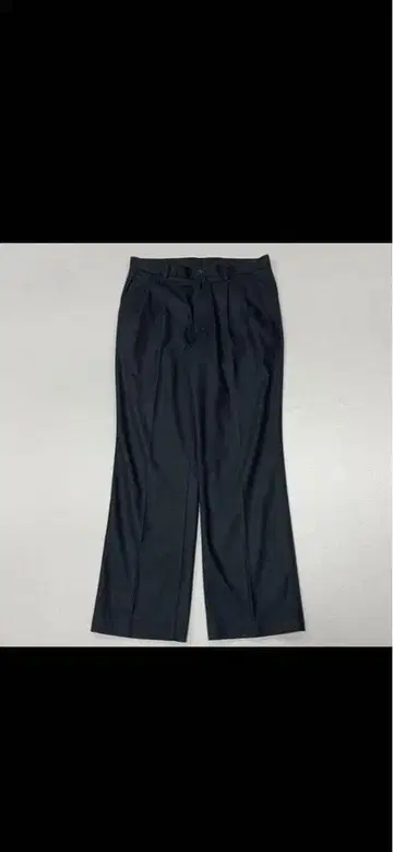 90s 야마모토 간사이 텐셀 턱 센터 프레스 플레어 스트라이프 슬랙스