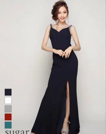 엘레강트 백 오픈 드레스 S