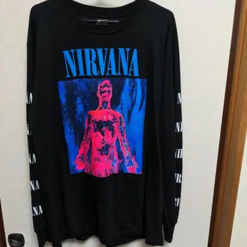 NIRVANA 그래픽 긴팔 티셔츠 SLIVER