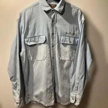 Eddie Bauer 라이트 블루 데님 셔츠