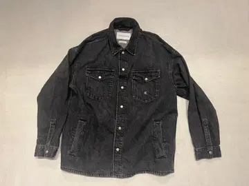 CALVIN KLEIN JEANS 오버 사이즈 데님 자켓 S
