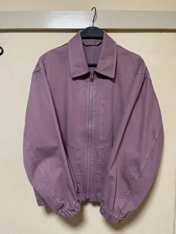 유니클로 U 집업 블루종