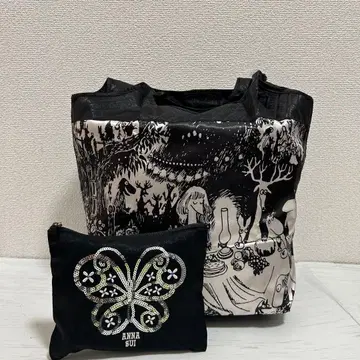 새상품급 ANNA SUI x MOOMIN 여성용 토트백 에코백