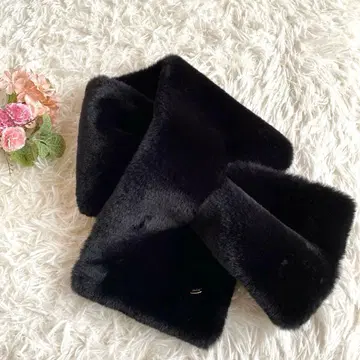 폴앤조 액세서리 여성용 인조 모피 스톨 복슬복슬 방한