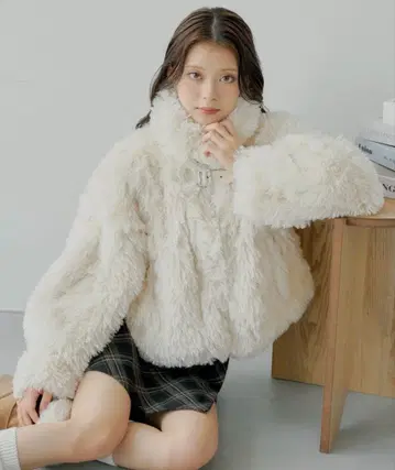 chico 푸들 코트 아이보리