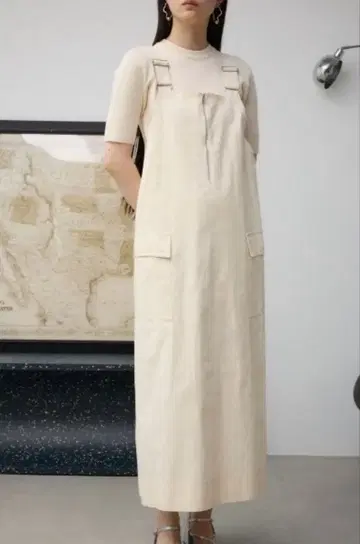 AZULBYMOUSSY 코튼 린넨 점프 스커트